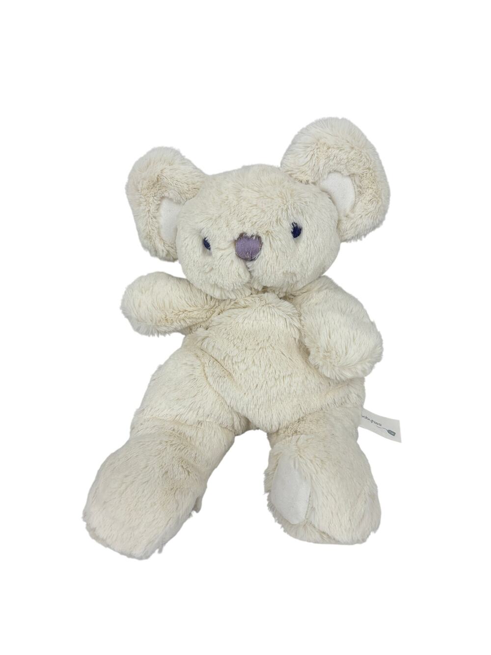 BabyNes Bear Lovey Plush White Koala Flat Floppy Stuffed Animal‎ Toy 14 Inch